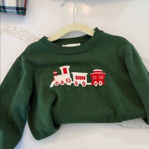 The Beaufort Bonnet Company Green Train Sweater